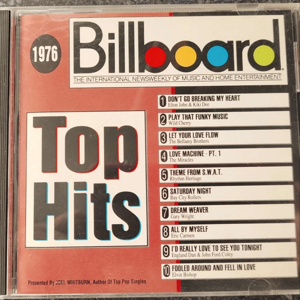 1976 Billboard Top Hits:Audio CD By Various Artists - 10 Titles